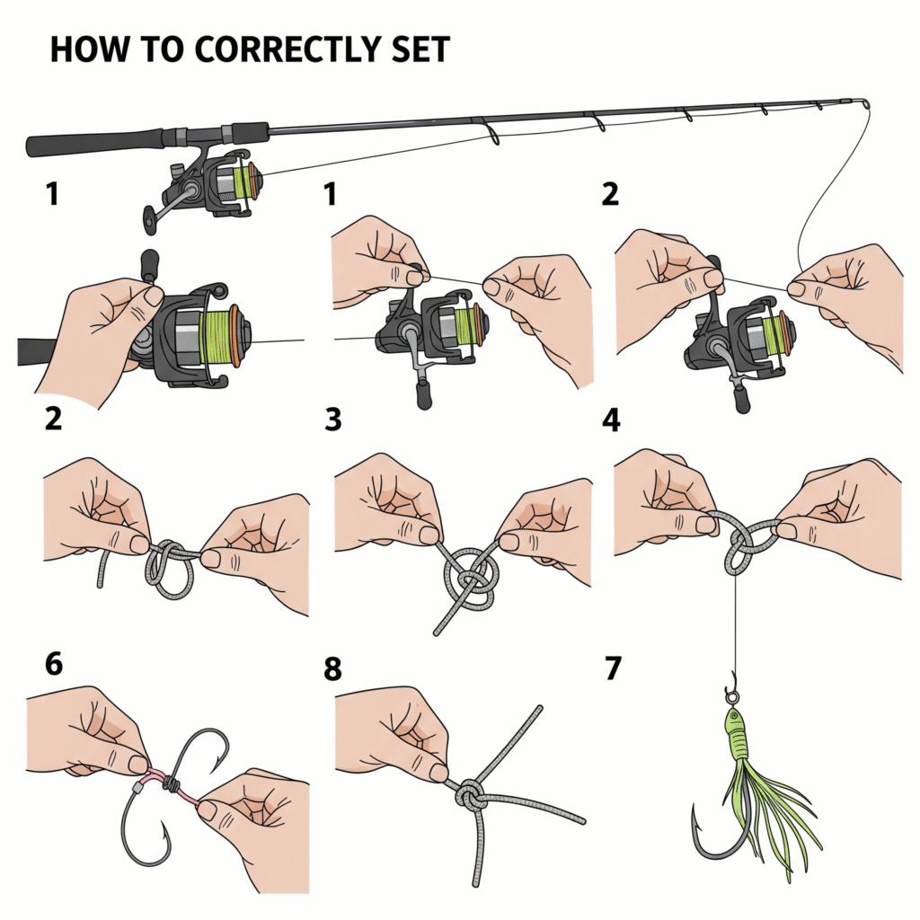 How to Set Up Your Fishing Gear: Rod, Reel & Line Setup Guide for Beginners