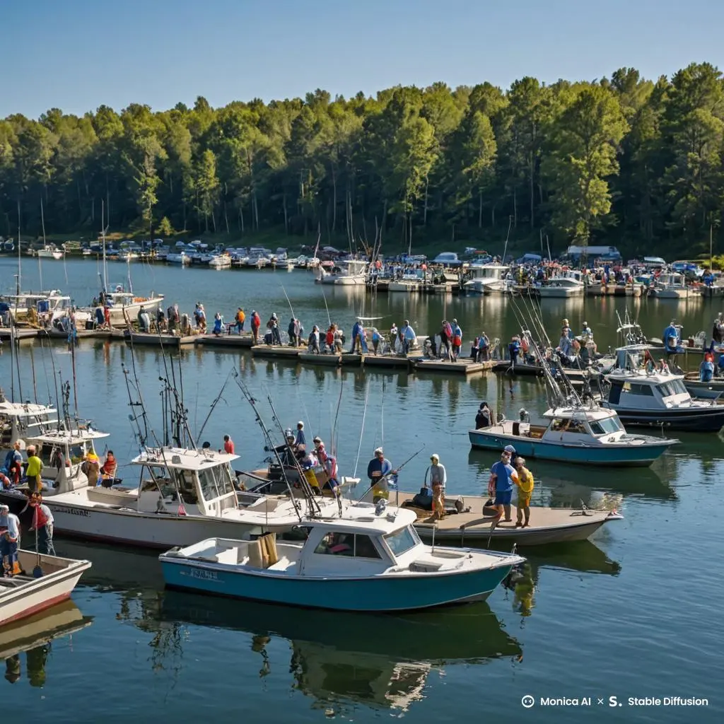 Upcoming U.S. fishing tournaments in 2025 banner featuring anglers