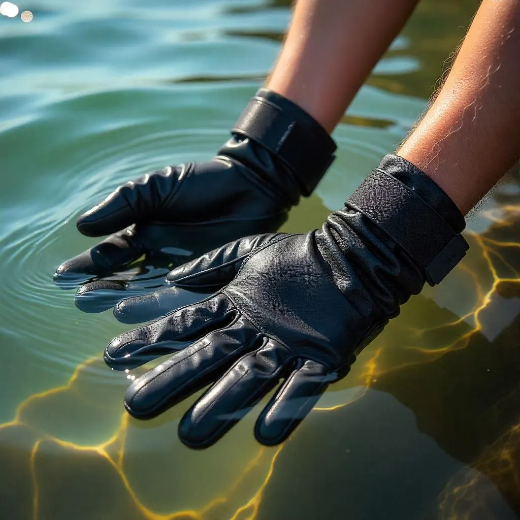 fishing gloves