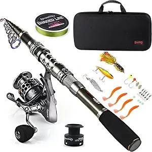 Why Fishermen Choose These 4 Amazon Best-Selling Fishing Rod Combos 6 Sougayilang telescopic fishing rod