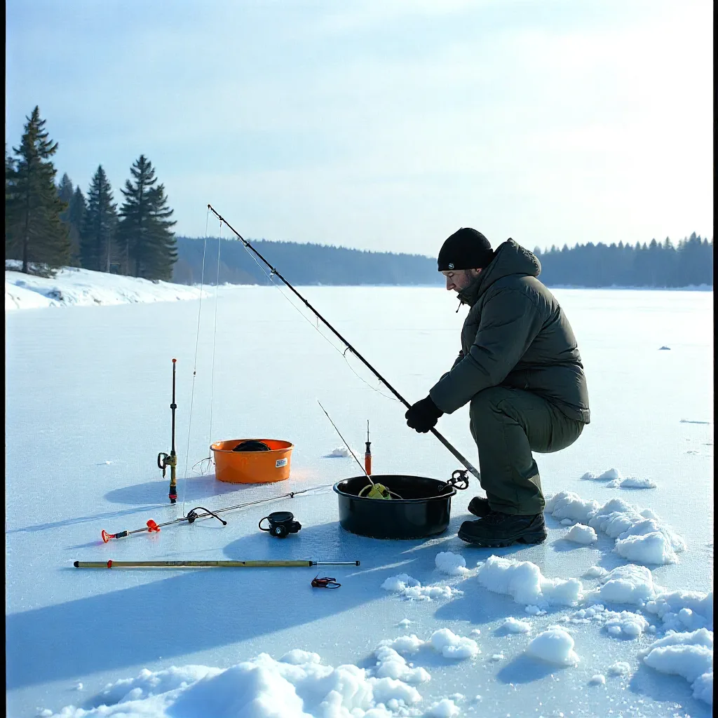 top ice fishing lakes USA Canada