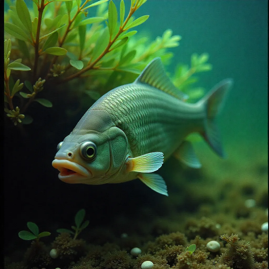 How To Catch Grass Carp Like a Pro: Expert Guide 2026 3 Grass carp feeding near surface vegetation in shallow water