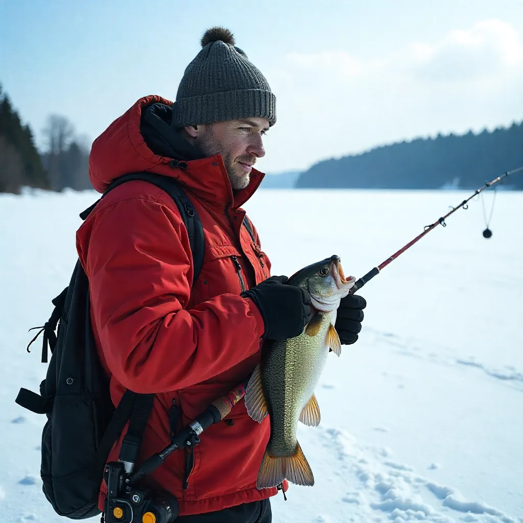 Beginner ice fishing rod and reel combo ultra light spinning setup