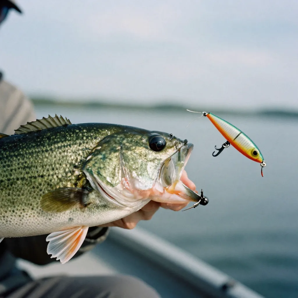 3 Bizarre Fishing Tactics That Actually Work 2026 3 Wacky rigged stick bait showing fluttering action for bass