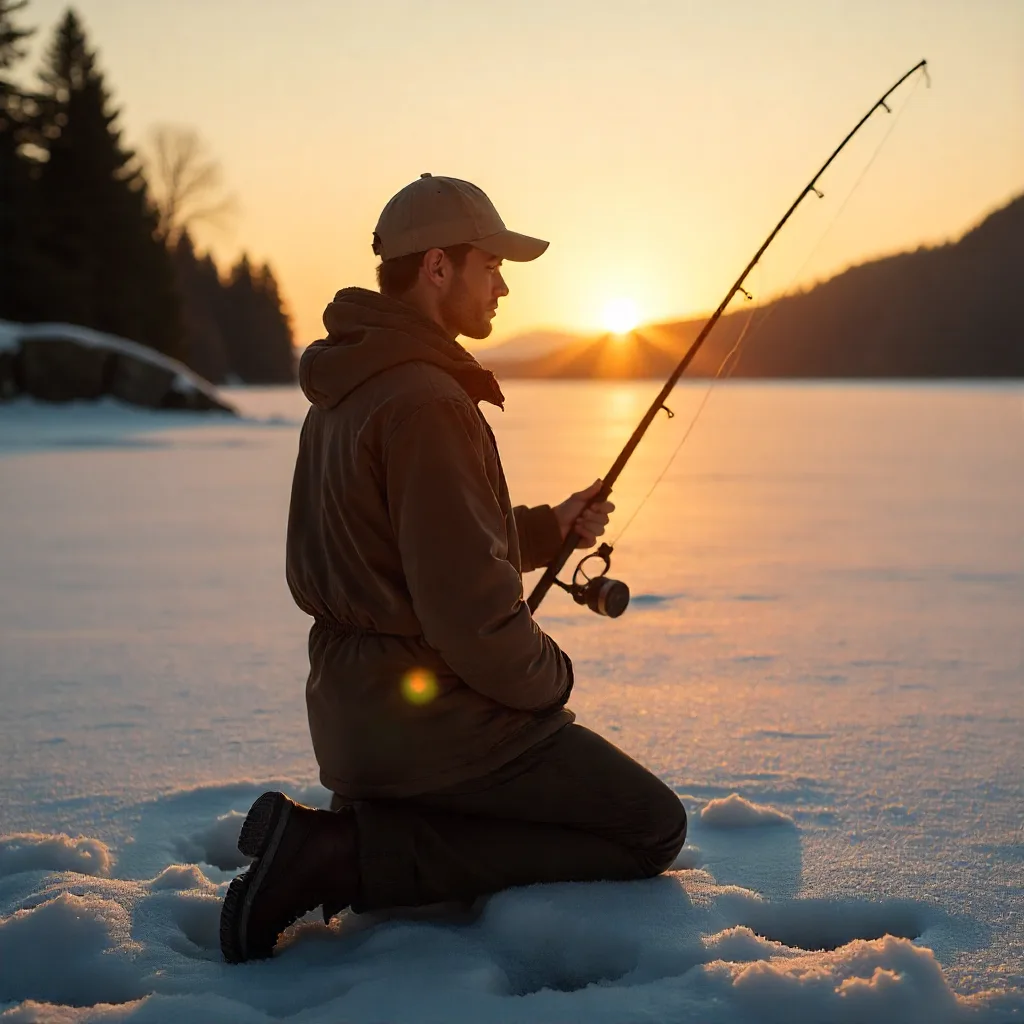 mental health benefits ice fishing