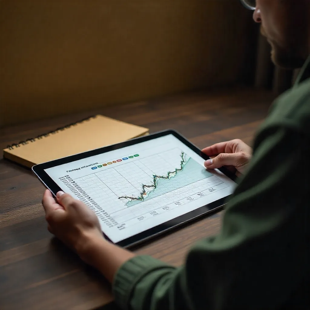 Digital fishing journal app on smartphone for catch tracking