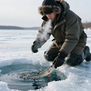 smelt ice fishing