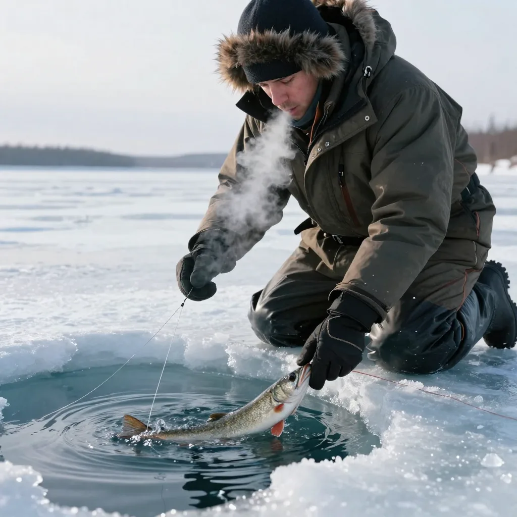 smelt ice fishing