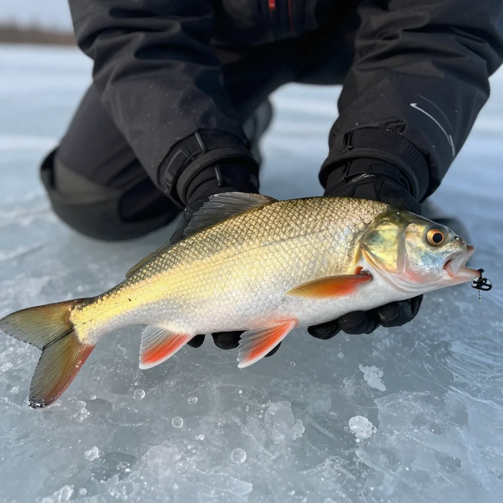 Trophy ice fishing