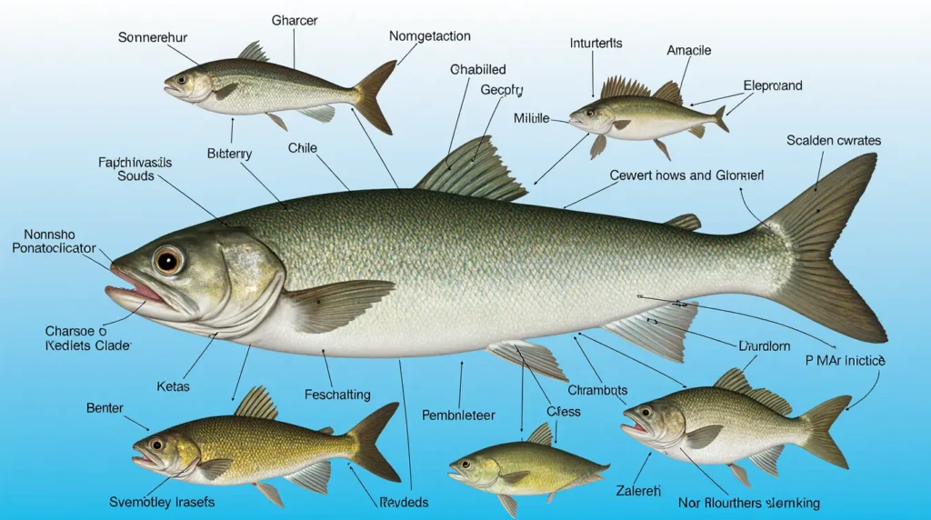 Black crappie dorsal fin spines for fish identification counting
