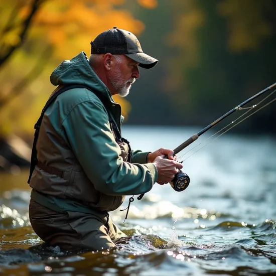 angler and guide fishing